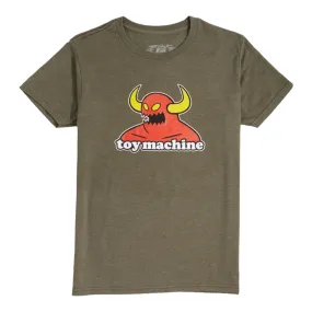 Toy Machine Monster T Shirt Olive