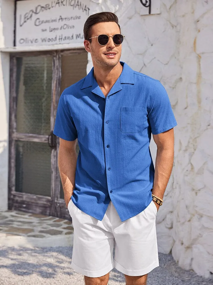 100% Cotton Short Sleeve Beach Shirt (US Only)