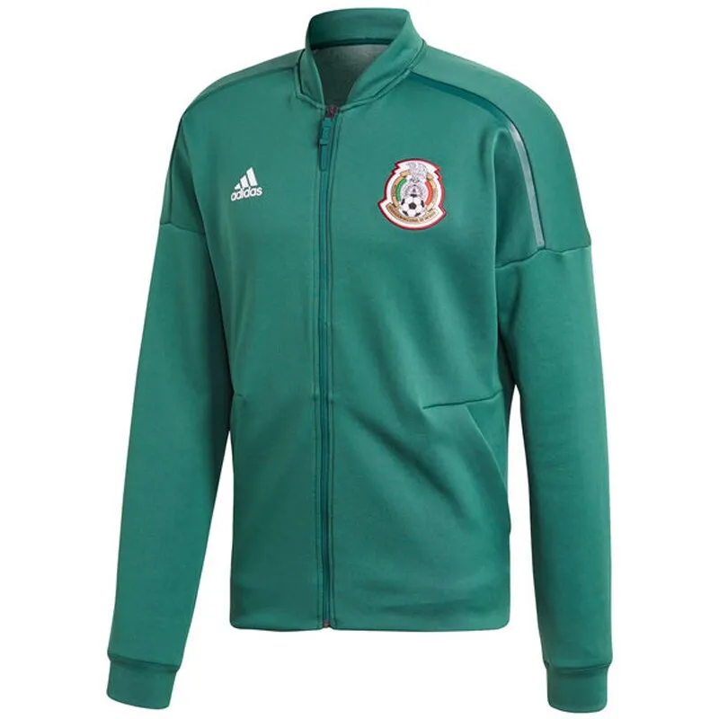 adidas Men's Mexico ZNE Anthem Jacket Core Green