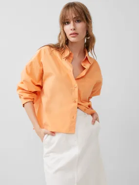 Alissa Cotton Cropped Shirt