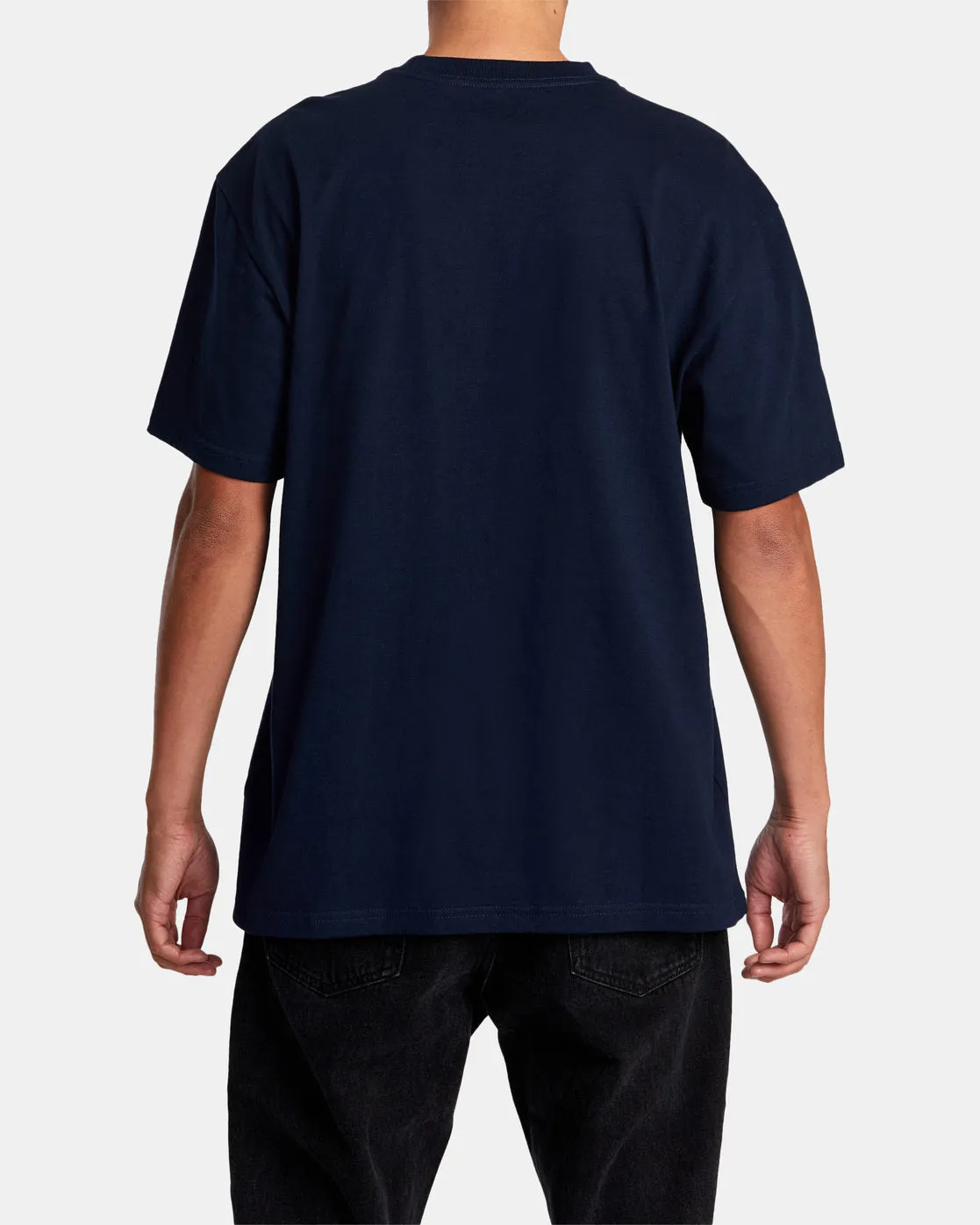 Arched Tee - Navy Marine