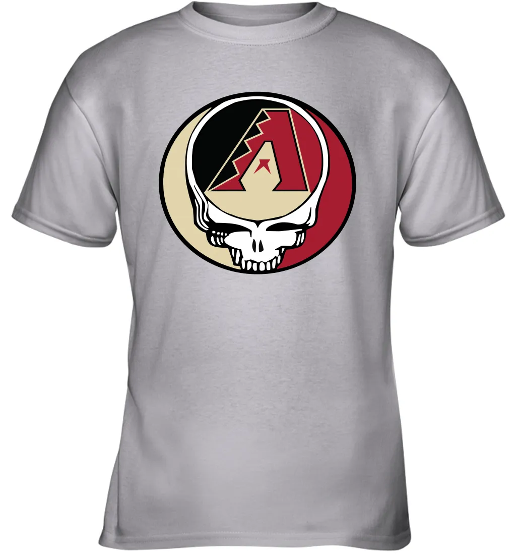 Arizona Diamondbacks Grateful Dead Steal Your Face Baseball Youth T-Shirt