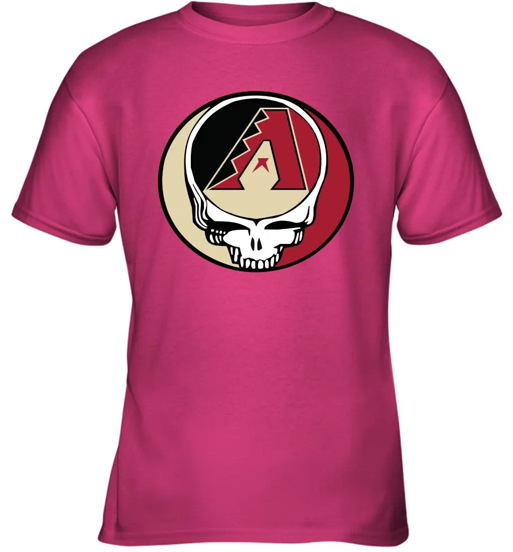 Arizona Diamondbacks Grateful Dead Steal Your Face Baseball Youth T-Shirt