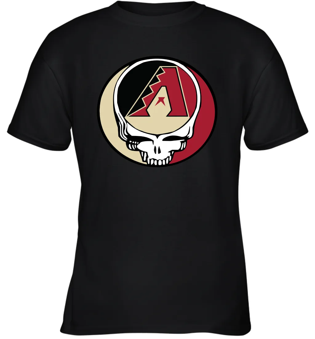 Arizona Diamondbacks Grateful Dead Steal Your Face Baseball Youth T-Shirt