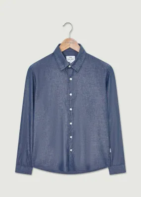 Arnold Long Sleeve Shirt - Dark Indigo