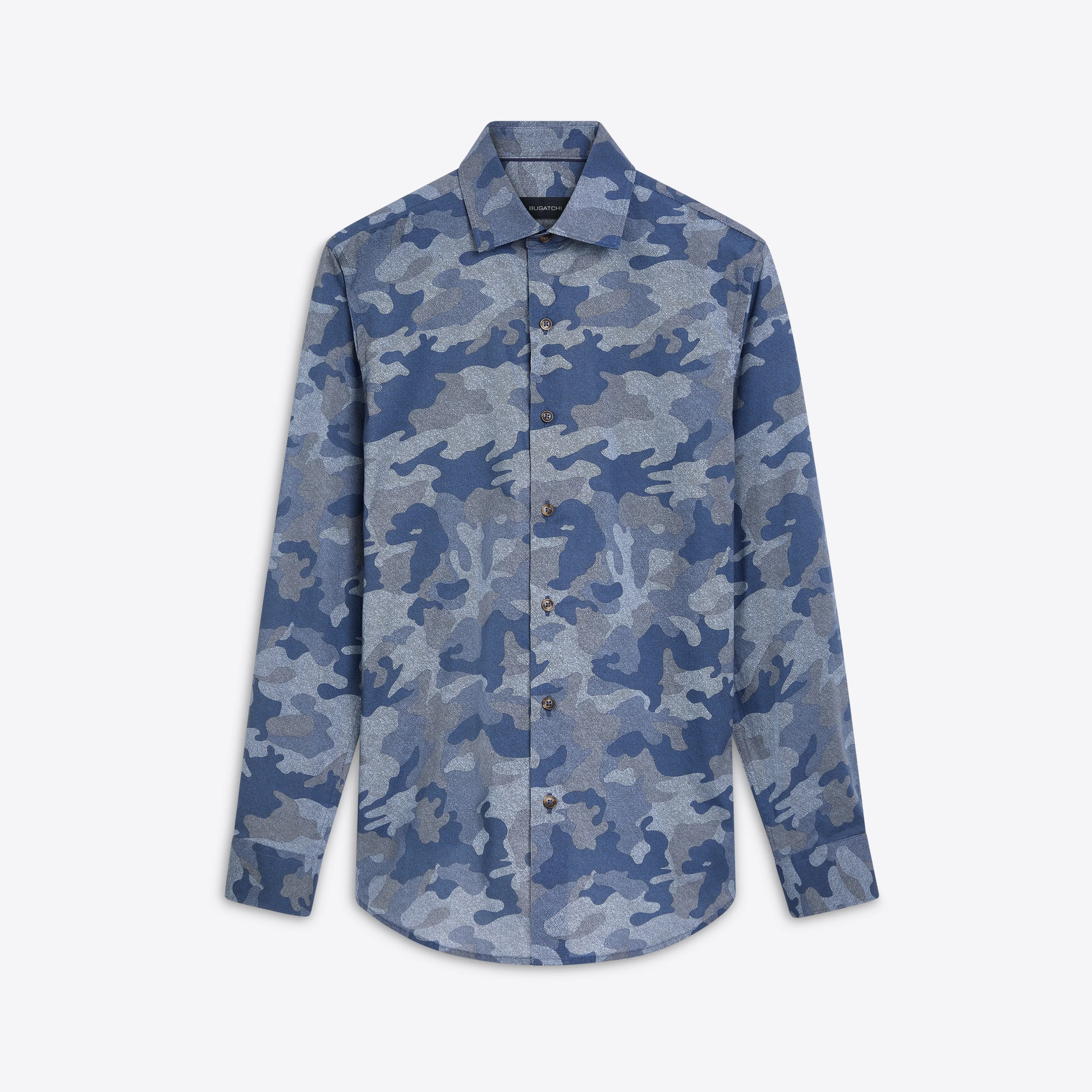 Mens AXEL Stylish Camouflage Print Button-Up Shirt – Casual Military-Inspired Design