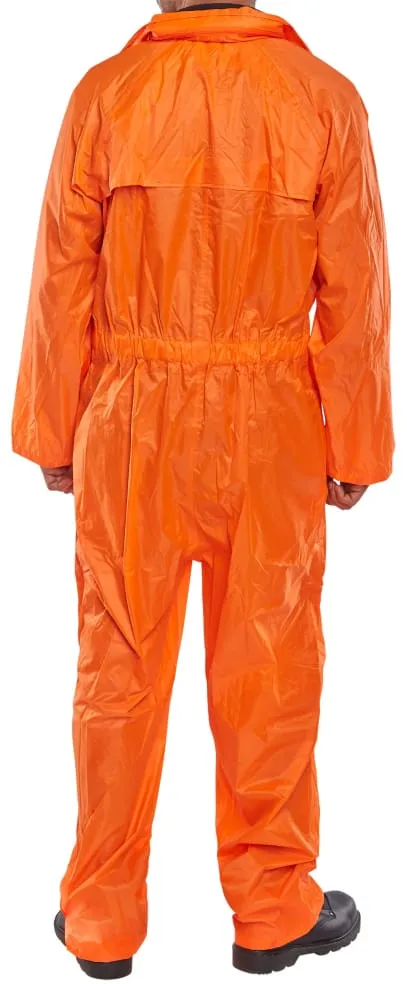 Beeswift Nylon Budget Waterproof Coverall one piece rain suit  - Nbdc