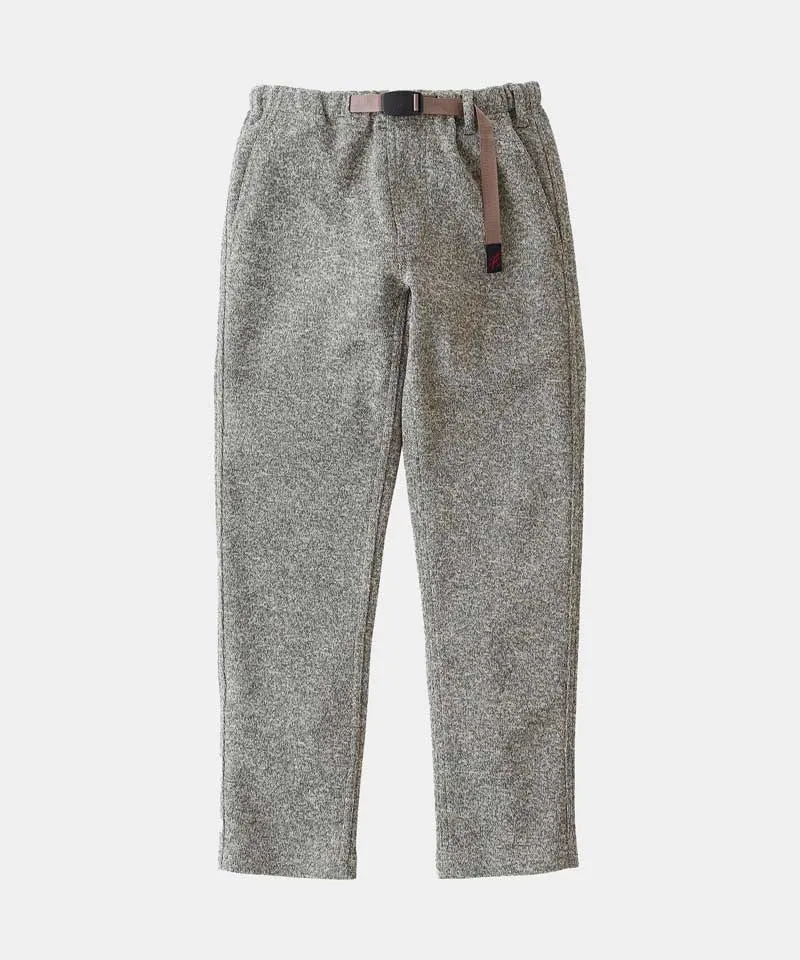 Womens Tapered Fit Bonding Knit Fleece Pants