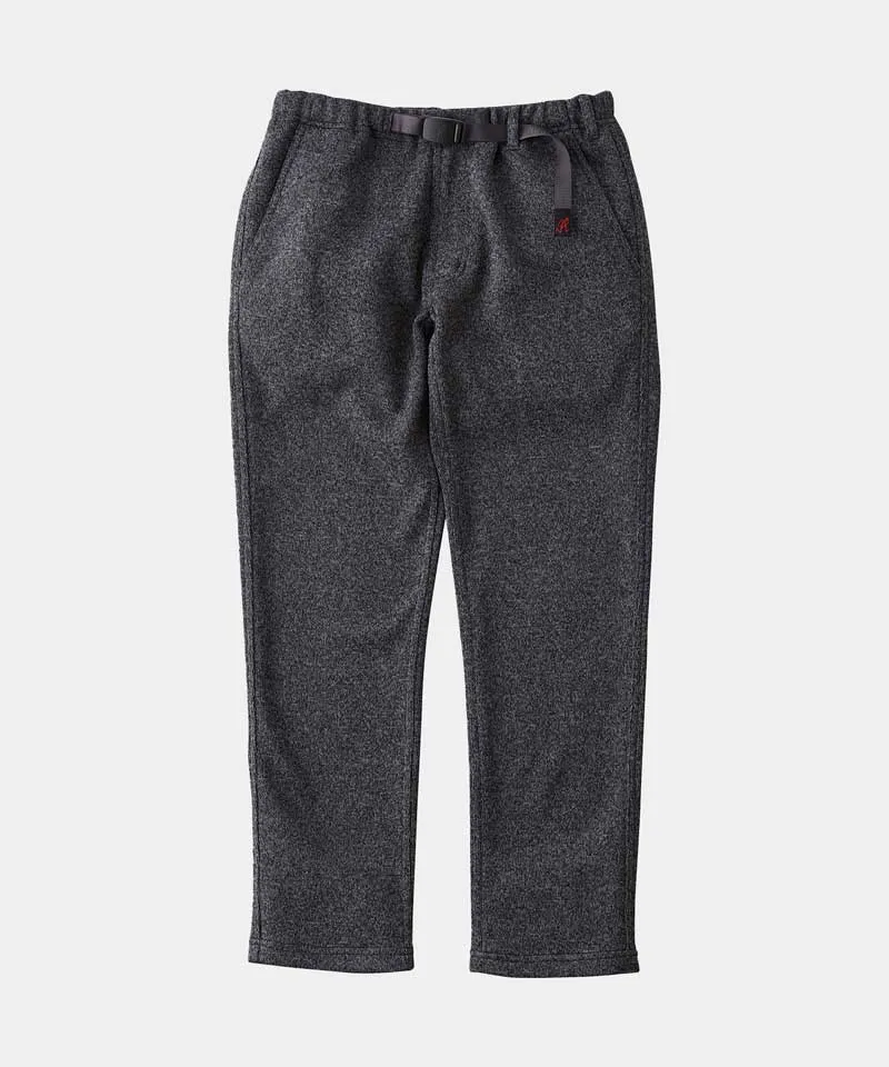 Womens Tapered Fit Bonding Knit Fleece Pants