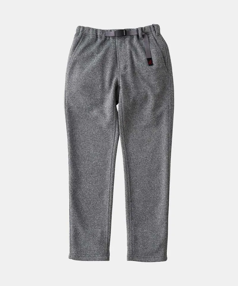 Womens Tapered Fit Bonding Knit Fleece Pants