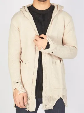 Chic Ripped Cream Cardigan - Buyers Choice - Style T3770