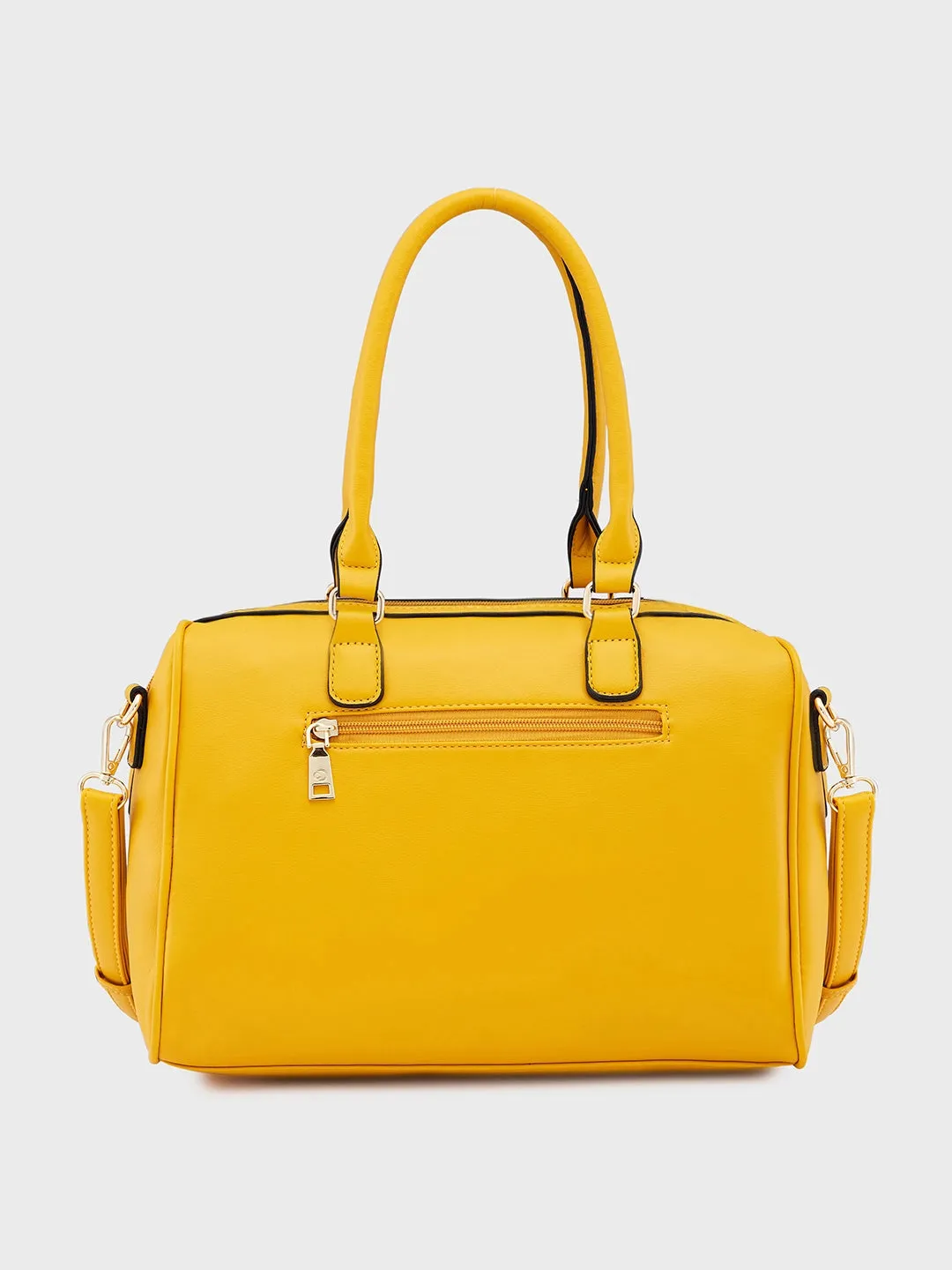 Caprese Aria Satchel Medium Mustard