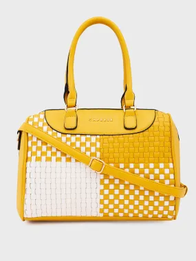 Caprese Aria Satchel Medium Mustard