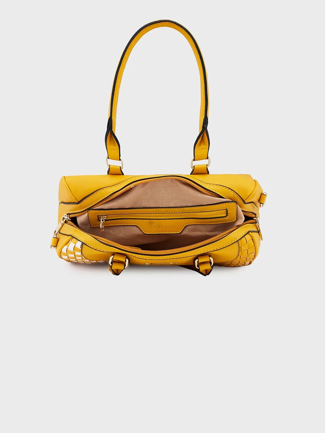 Caprese Aria Satchel Medium Mustard