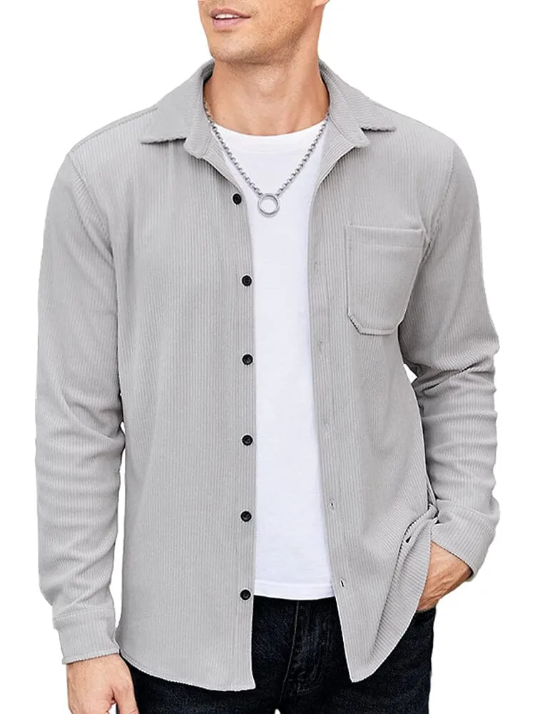 Casual Lightweight Corduroy Shirt (US Only)