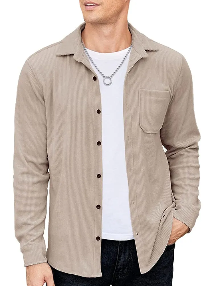 Casual Lightweight Corduroy Shirt (US Only)