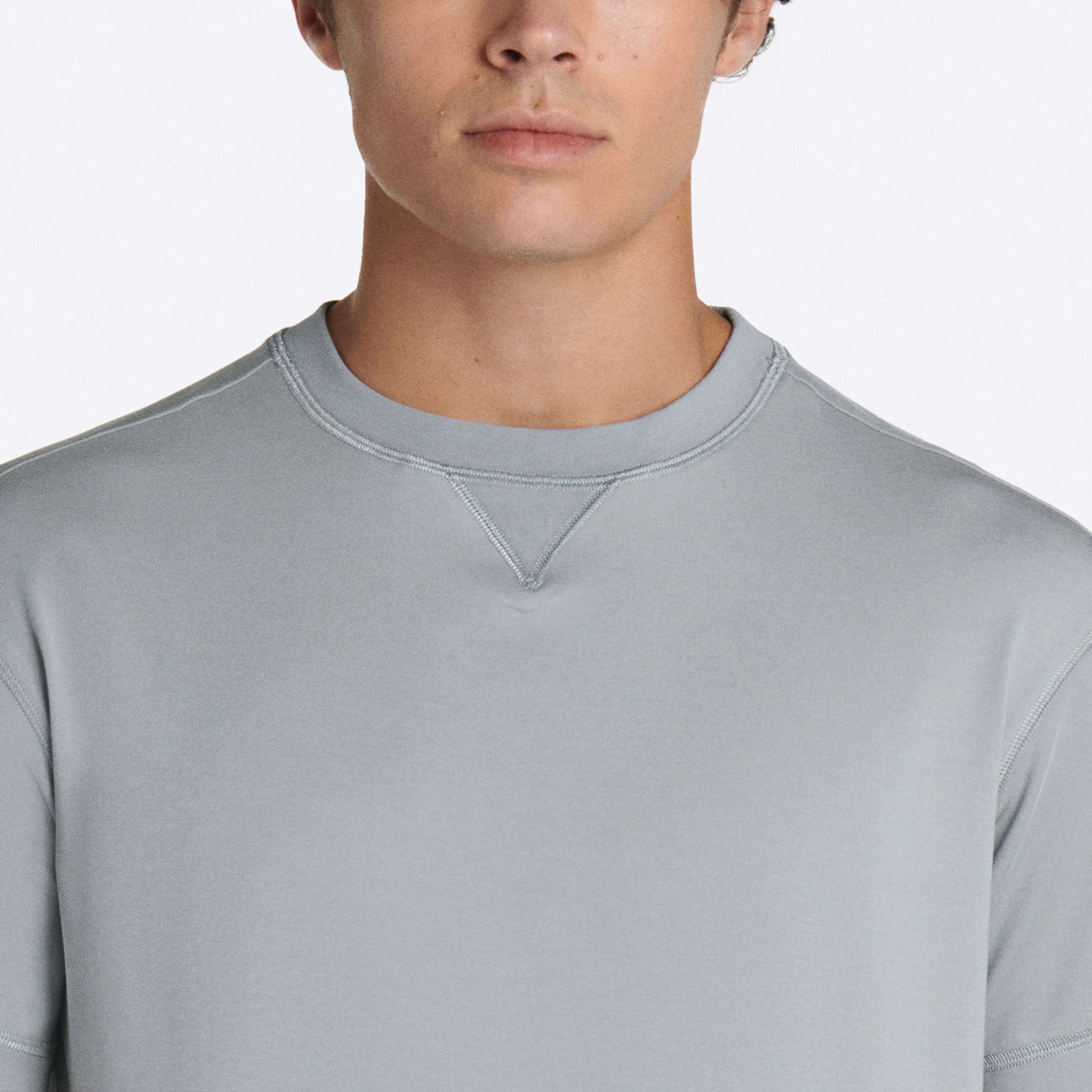 Comfort Solid Crew Neck T-Shirt