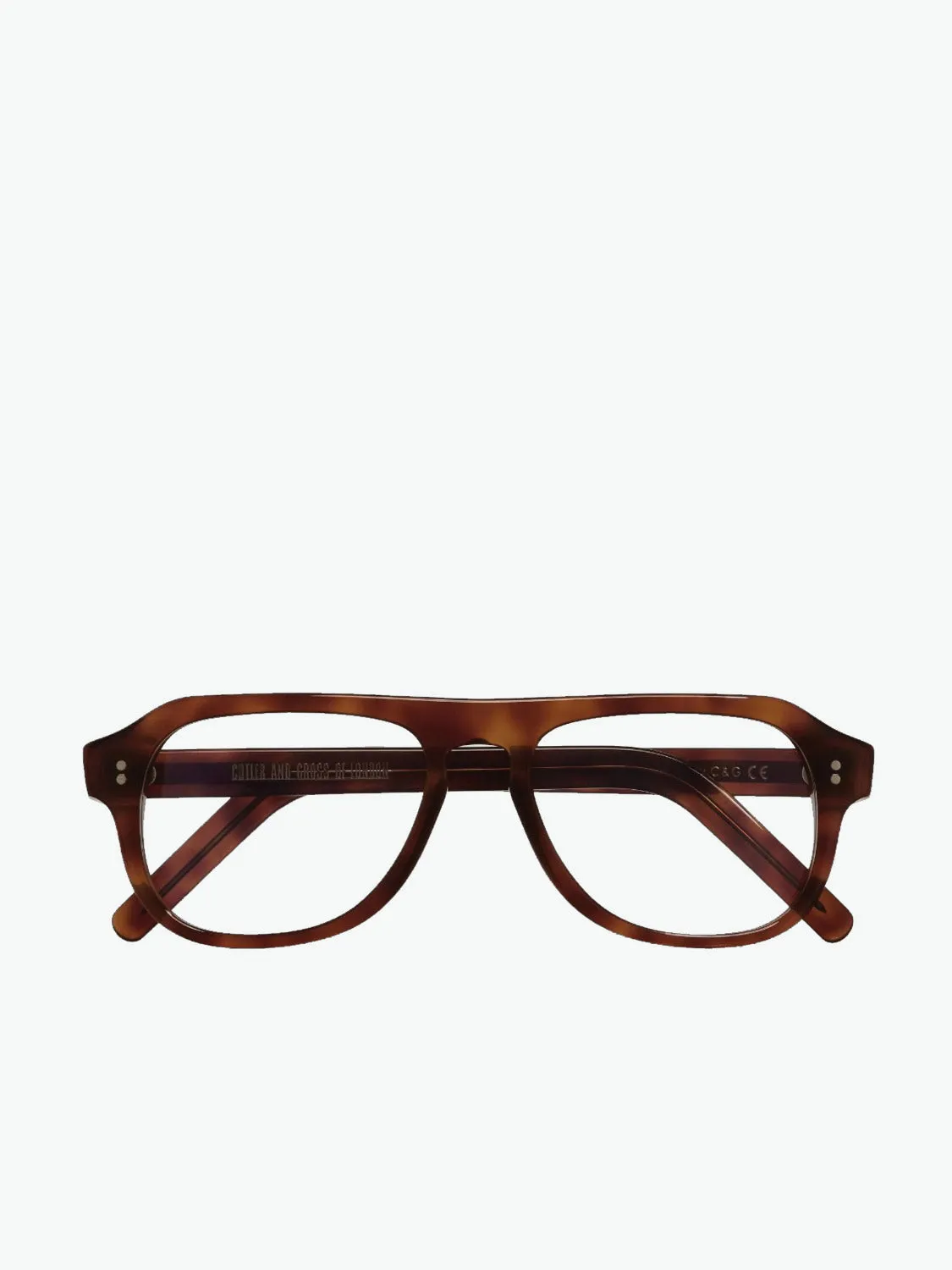 Cutler and Gross Aviator Optical Glasses Ground Cloves