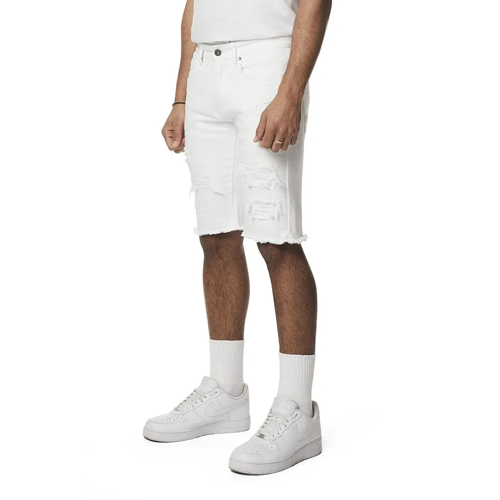 Essential Jean Shorts - White