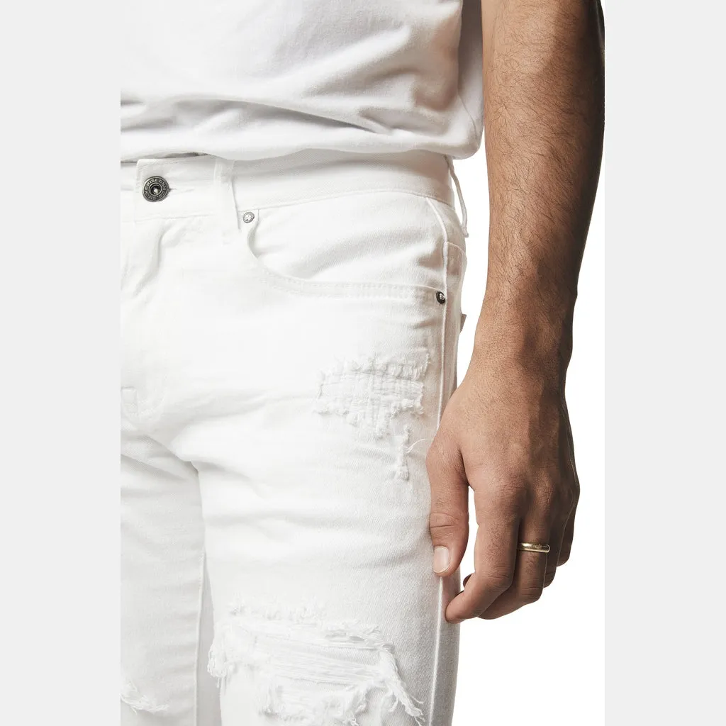 Essential Jean Shorts - White