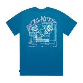 Kecks Autos Tee - Blue