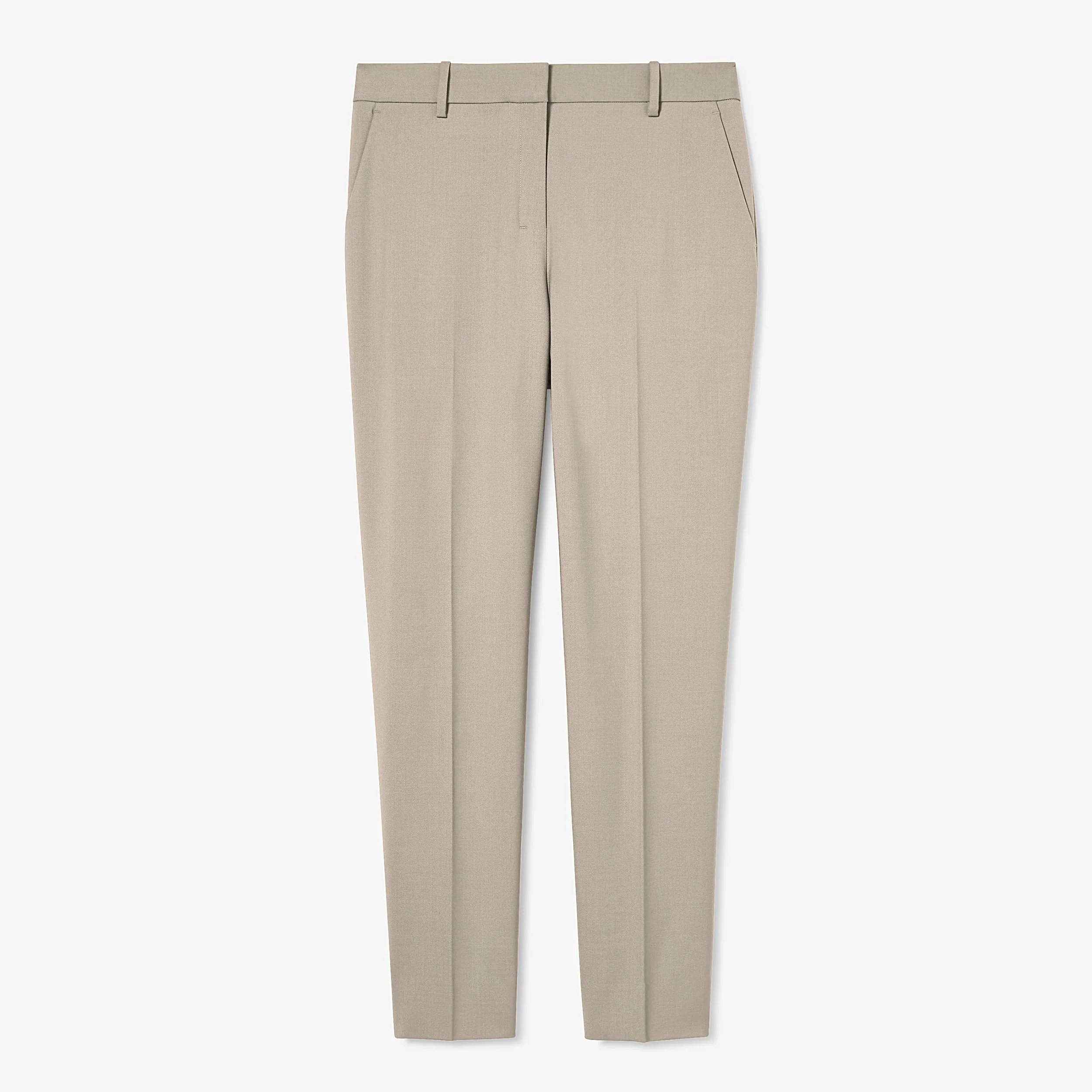 Mejia Pant - Washable Wool Twill :: Natural Melange