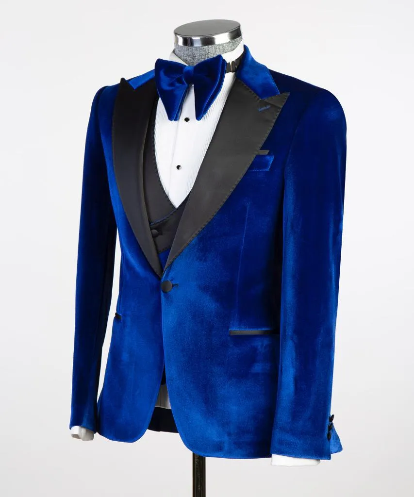 Men's Classic Velvet Tuxedo Suit