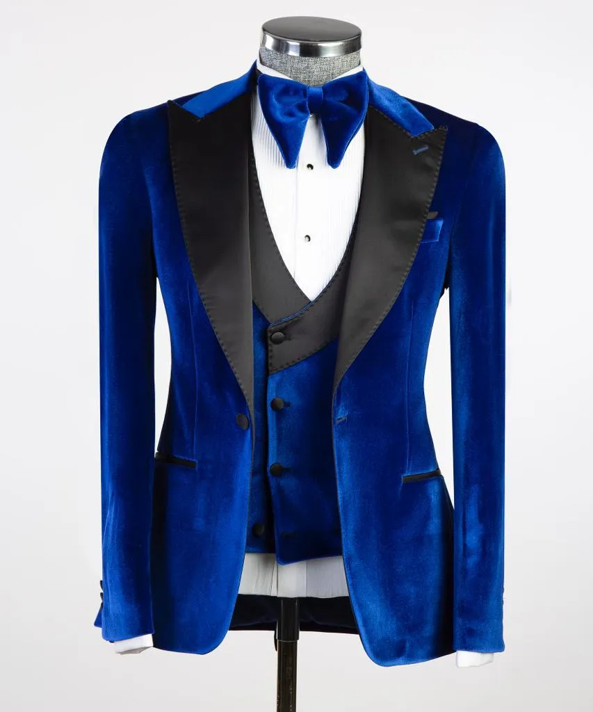 Men's Classic Velvet Tuxedo Suit