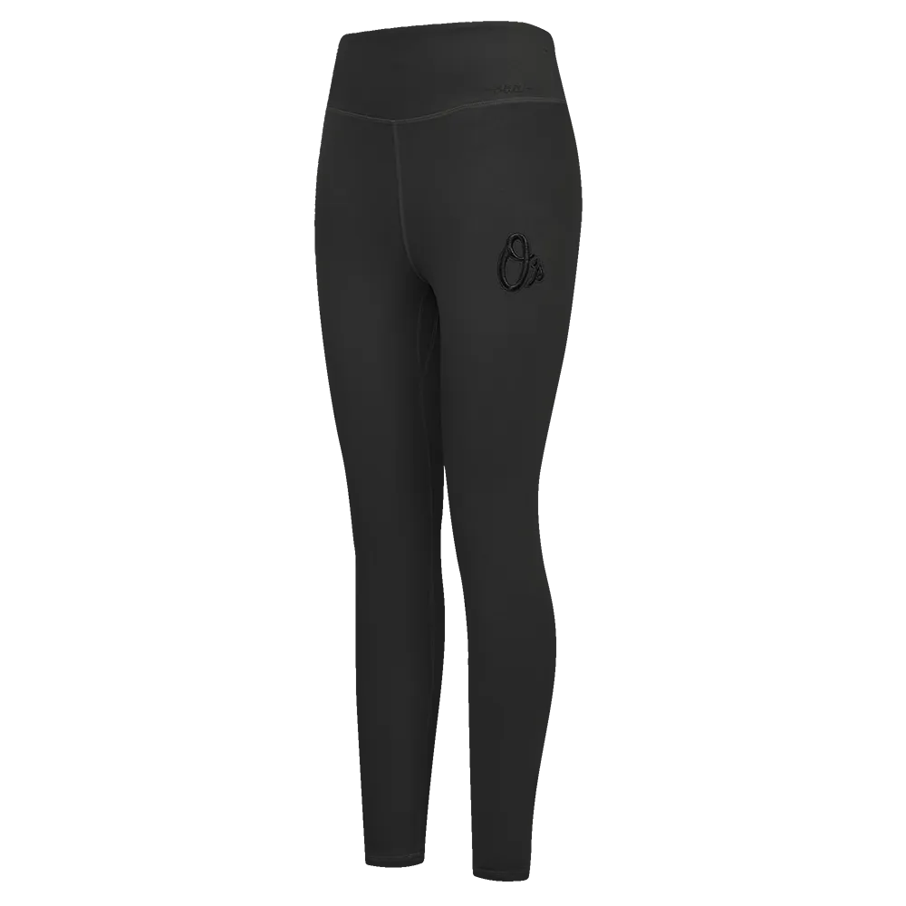 MLB BALTIMORE ORIOLES NEUTRAL WOMEN'S JERSEY LEGGING (BLACK)