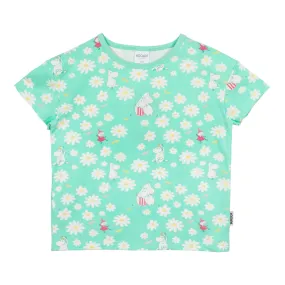 Moomin Wildflower T-shirt Green - Martinex