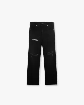 R3D Destroyer Baggy Denim - Black