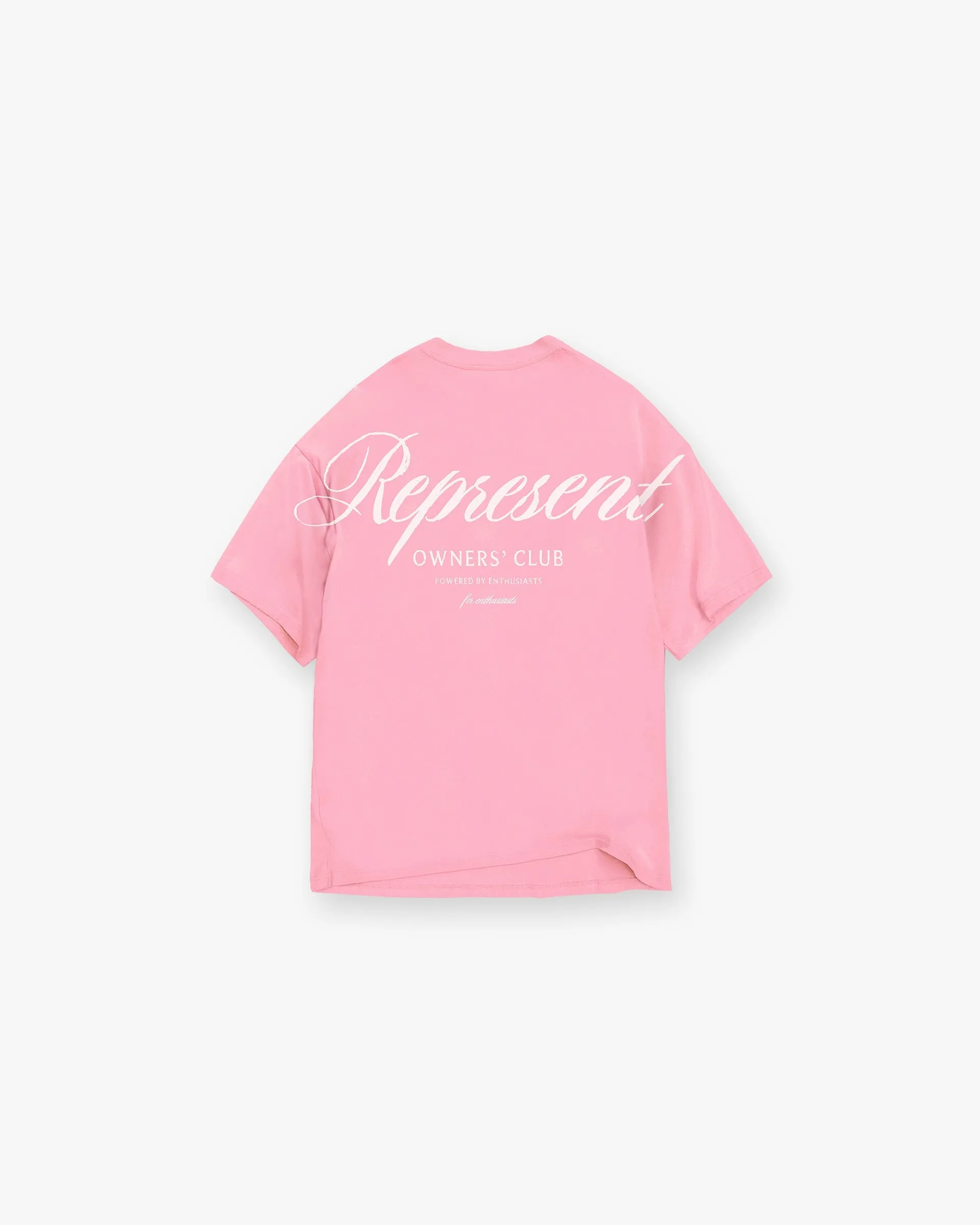 Represent Owners Club Script T-Shirt - Pink