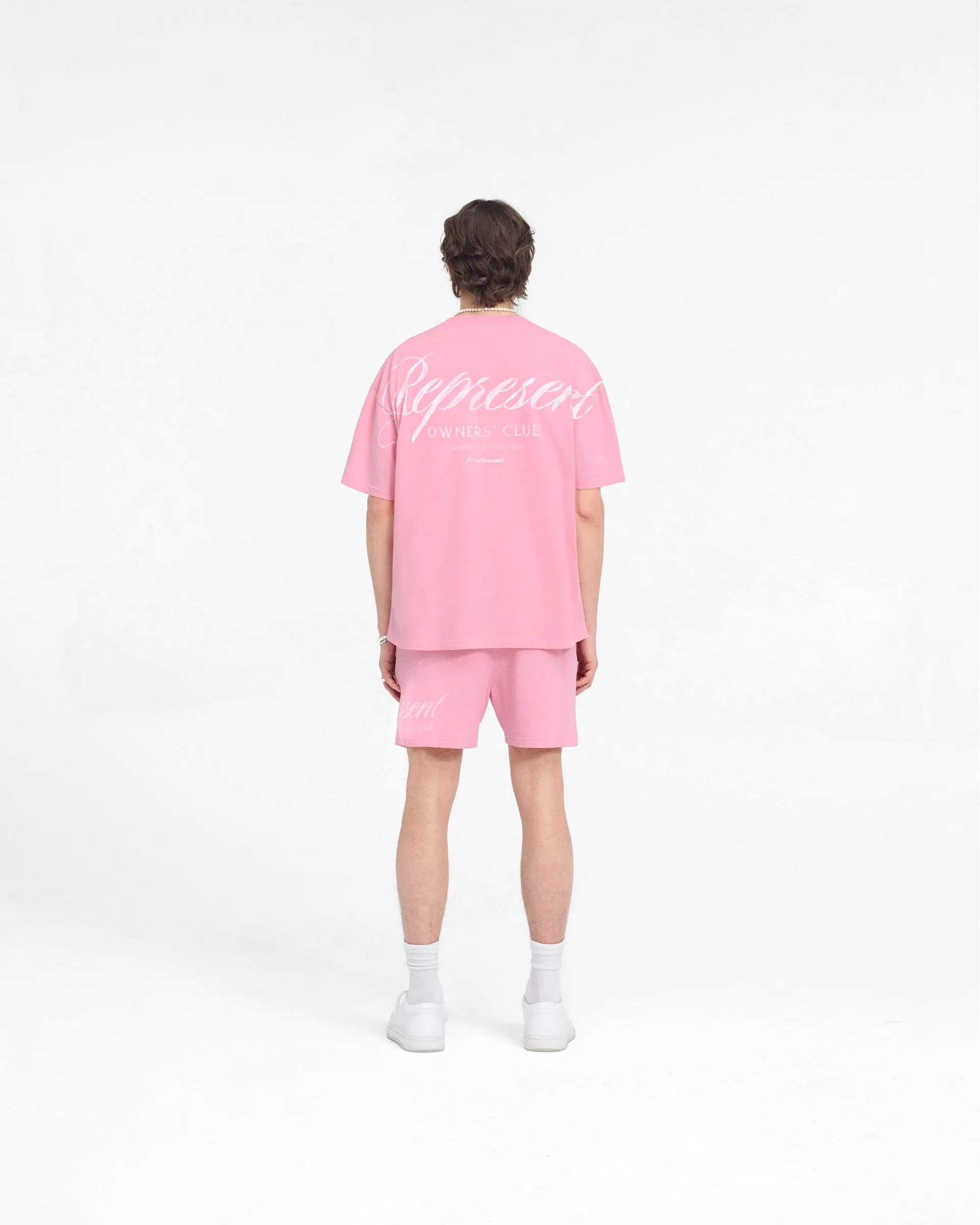 Represent Owners Club Script T-Shirt - Pink