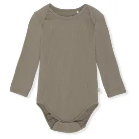 Siff Ribbed Bodysuit - Brindle