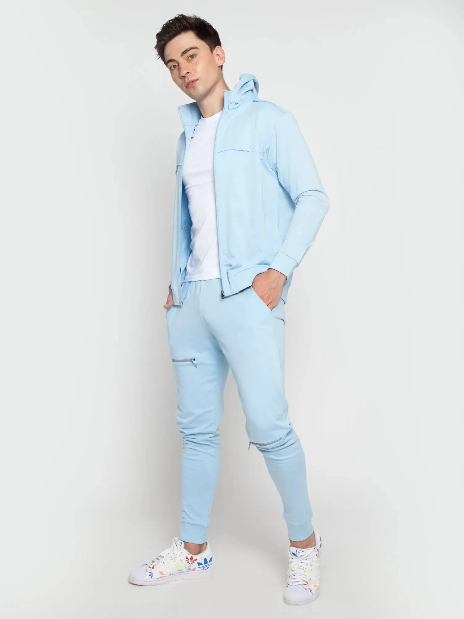 Sky Blue Zip Co-ord Set