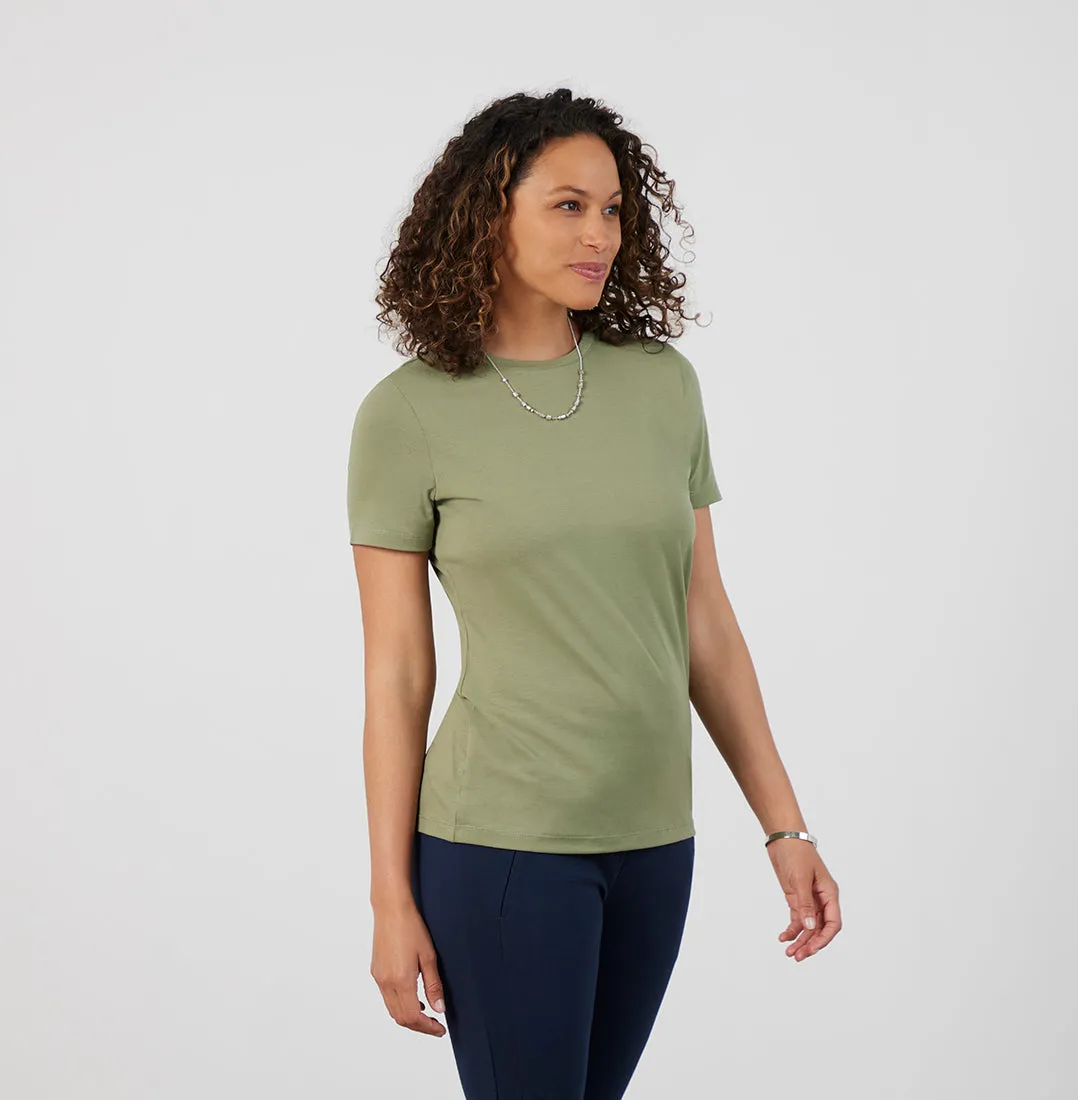 Threshold Crew Neck T-Shirt Standard Fit - Sage Green