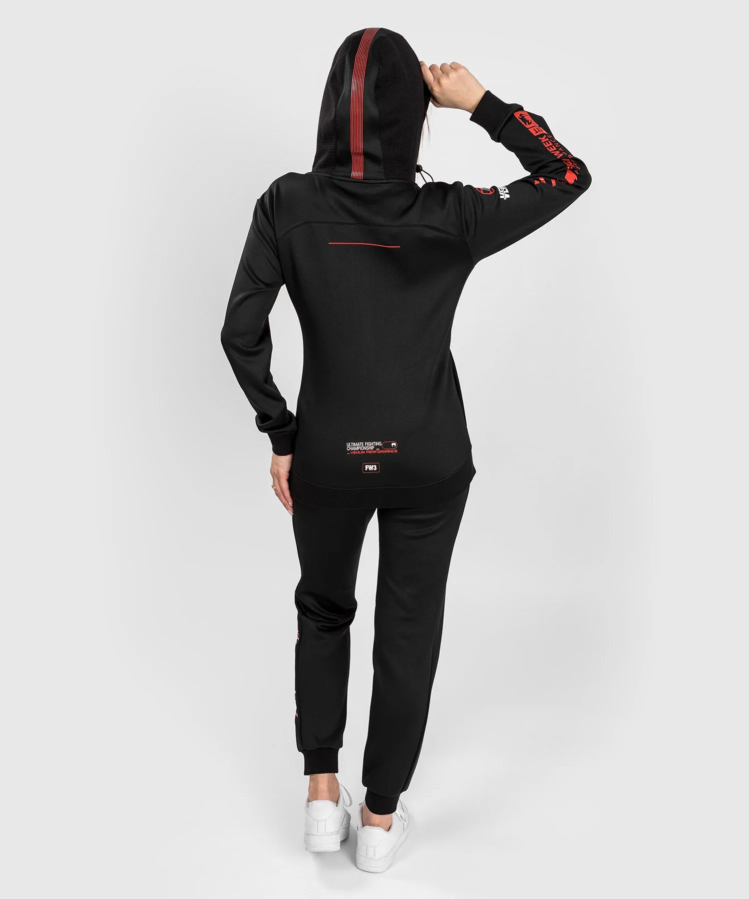 UFC Adrenaline by Venum Fight Week  Women’s Zip Hoodie - Black