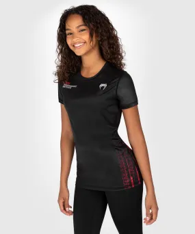 UFC Venum Performance Institute 2.0 Women’s Dry-Tech Shirt - Black/Red